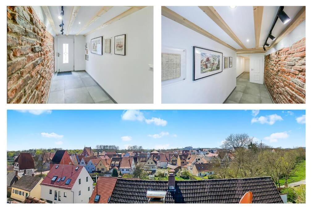 Stylisches Apartment Mit Terrasse In Der Altstadt Von Donauwoerth Exterior photo