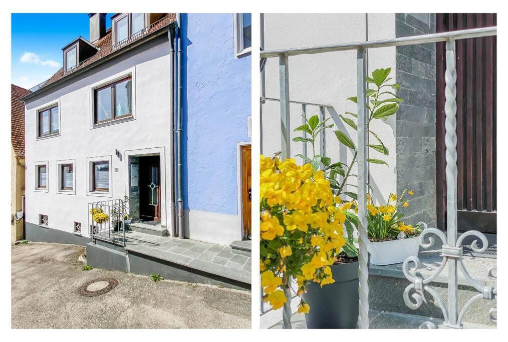 Stylisches Apartment Mit Terrasse In Der Altstadt Von Donauwoerth Exterior photo